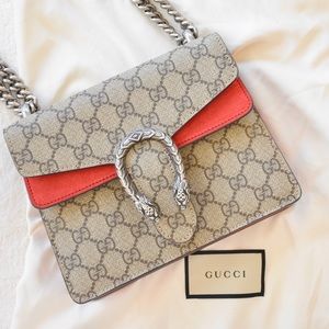 ❤️SOLD❤️Gucci Dionysus GG Supreme mini bag red